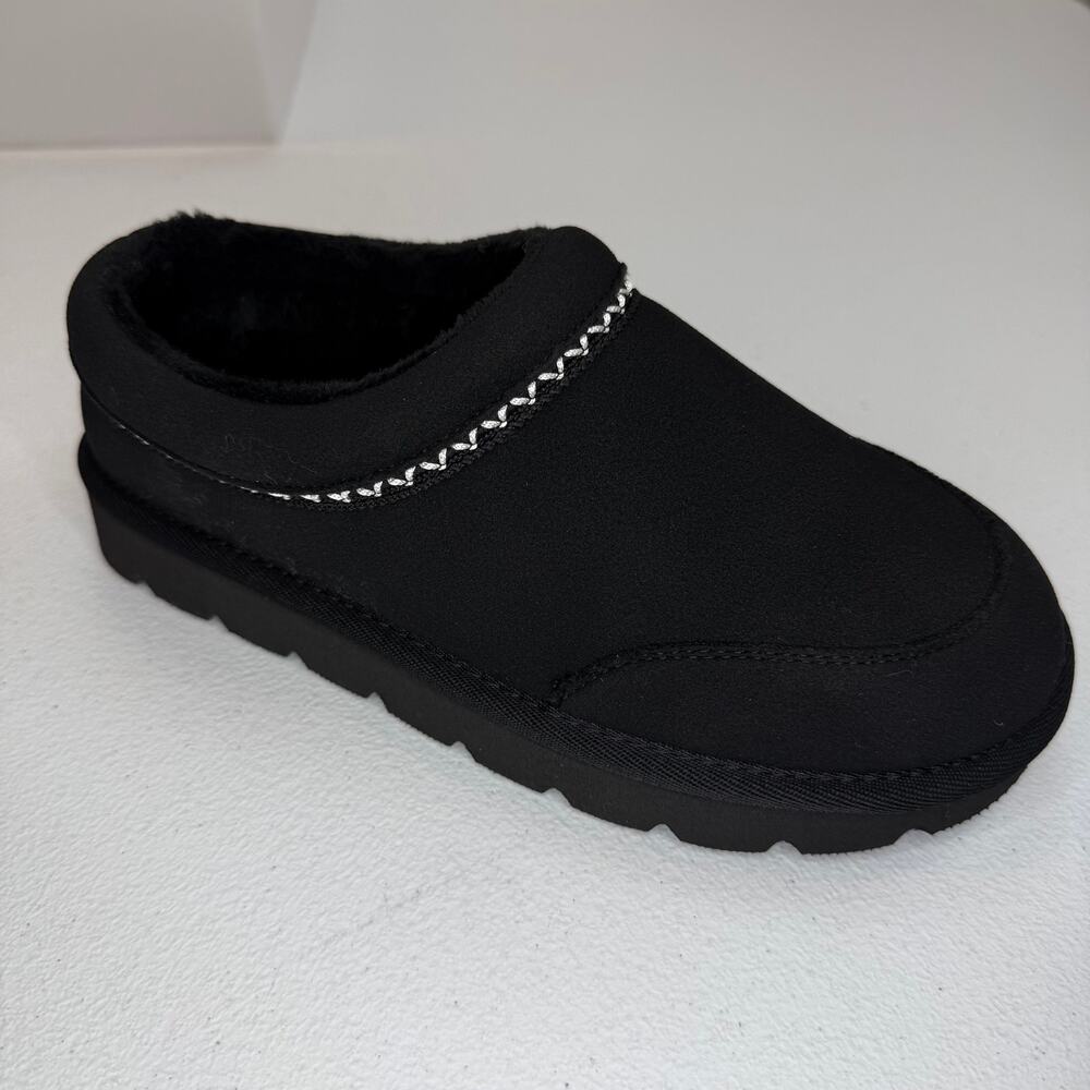 PatPat Kids Black Slip‑On Shoes – Size 2